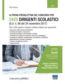 PROVA PRESELETTIVA DIRIGENTI SCOLASTICI