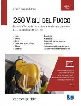 250 VIGILI DEL FUOCO teoria + quiz