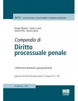 COMPENDIO DI DIRITTO PROCESSUALE PENALE