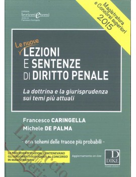 NUOVE LEZIONI E SENTENZE DI DIRITTO PENA