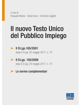 nuovo testo unico pubblico impiego