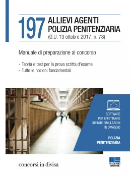 197 ALLIEVI AGENTI POLIZIA PENITENZIARIA