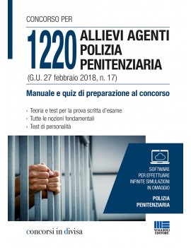 1200 ALLIVI AGENTI POLIZIA PENITENZIARIA