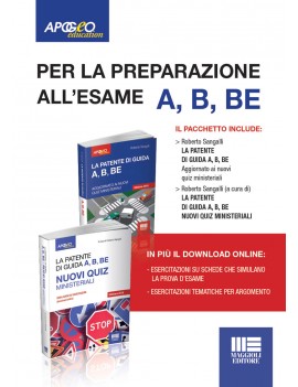 KIT PATENTE DI GUIDA A B BE + QUIZ