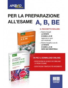 pack PATENTE DI GUIDA A, B, BE. NUOVI QU