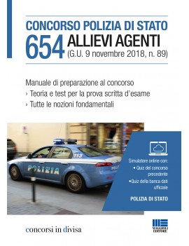 654 ALLIEVI AGENTI POLIZIA DI STATO