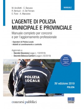 AGENTE POLIZIA MUNICIPALE E PROVINCIALE