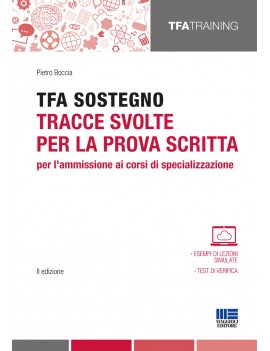 TFA SOSTEGNO TRACCE SVOLTE