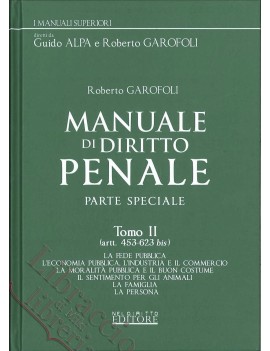 MANUALE DI DIRITTO PENALE PARTE SPECIALE