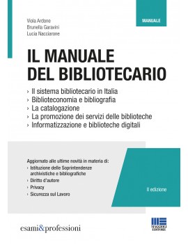 MANUALE DEL BIBLIOTECARIO