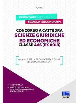 CONCORSO CATTEDRA SCIENZE GIURIDICHE E