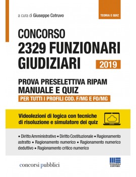 2329 funzionari GIUSTIZIARI