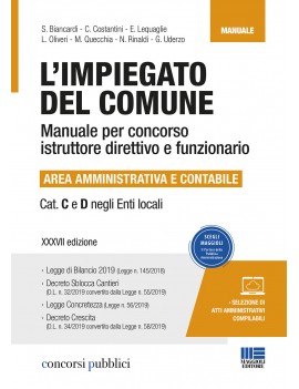 IMPIEGATO DEL COMUNE  2019