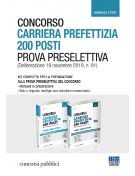 kit CARRIERA PREFETTIZIA 200 laureati