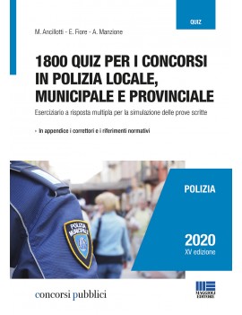 1800 QUIZ CONCORSI POLIZIA LOCALE MUNICI