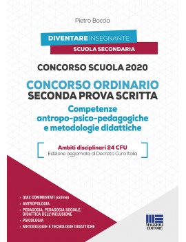 CONCORSO SCUOLA ORDINARIO PROVA SCRI