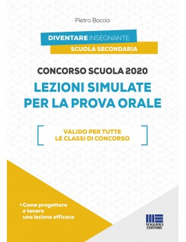 LEZIONI SIMULATE PER LA PROVA ORALE