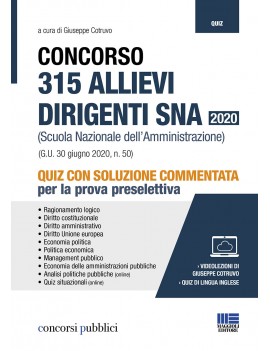 315 ALLIEVI SNA scuola nazionale amminis