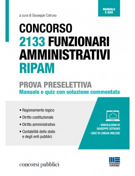 2133 RIPAM funzionari amministrativi