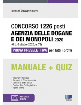 1226 POSTI AGENZIA DOGANE E MONOPOLI