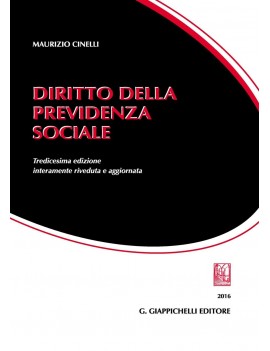 DIRITTO DELLA PREVIDENZA SOCIALE 2016