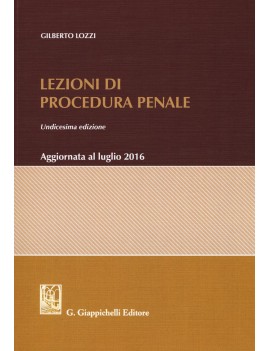 LEZIONI DI PROCEDURA PENALE