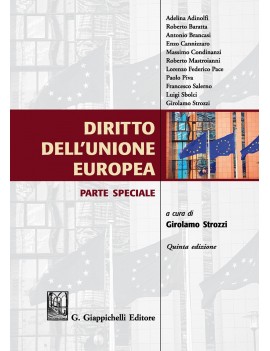 DIRITTO DELL'UNIONE EUROPEA parte specia