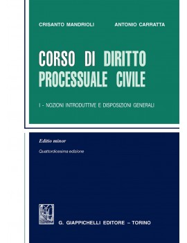 CORSO DI DIRITTO PROCESSUALE CIV 1