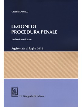 LEZIONI DI PROCEDURA PENALE