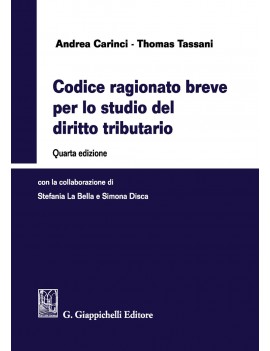 CODICE RAGIONATO BREVE PER LO STUDIO DEL