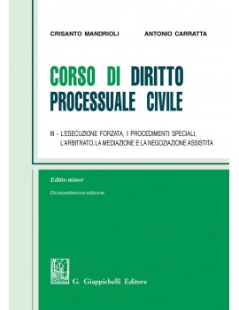 CORSO DI DIRITTO PROCESSUALE CIV 3