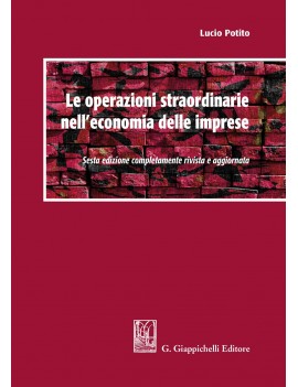 OPERAZIONI STRAORDINARIE NELL'ECONOMIA DELLE IMPRESE