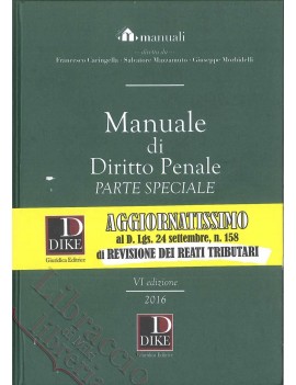 MANUALE DI DIRITTO PENALE PARTE  special