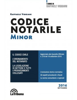 CODICE CIVILE notarile minor 2016