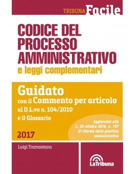 CODICE DEL PROCESSO AMMINISTRATIVO guida