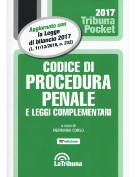 CODICE DI PROCEDURA PENALE. E LEGGI C