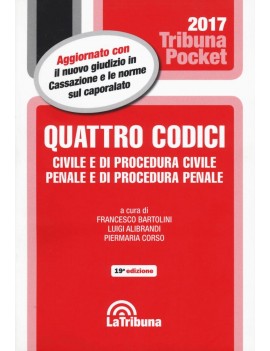 QUATTRO CODICI 2017 POCKET