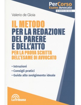 IL METODO DI REDAZIONE DELL'PARERE