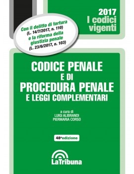 VE CODICE PENALE E PROCEDURA PENALE 2017