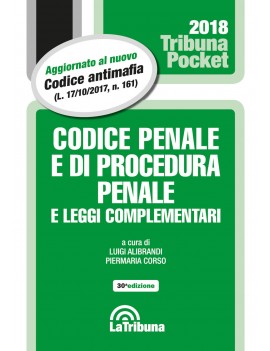 CODICE PENALE E PROCEDURA PENALE 2018