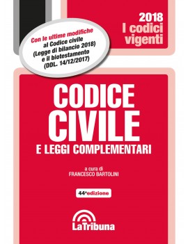 CODICE CIVILE 2018  LEGGI COMPLEMENT