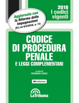 CODICE PROCEDURA PENALE E LEGGI COMPL