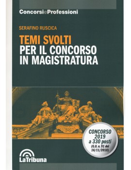 TEMI SVOLTI CONCORSO MAGISTRATURA