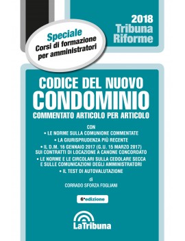 CODICE DEL NUOVO CONDOMINIO 2018