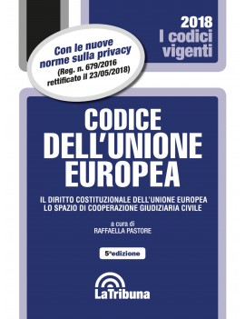 CODICE DELL'UNIONE EUROPEA 2018