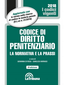 CODICE DI DIRITTO PENITENZIARIO 2018