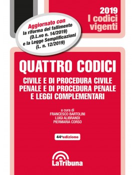 QUATTRO CODICI 2018