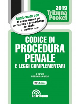 CODICE DI PROCEDURA PENALE. E LEGGI C