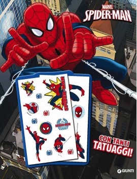 LIBRO CON TATUAGGI. SPIDER-MAN. SUPER AL