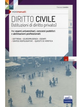 DIRITTO CIVILE per esami universitari